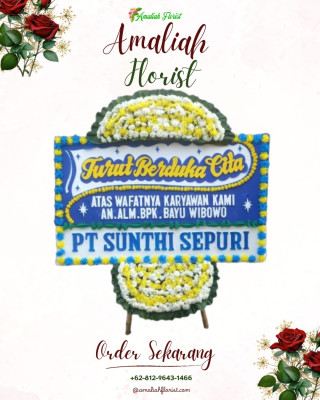 Papan Bunga Duka di Ampenan Utara