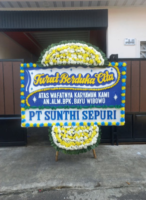 Papan Bunga Duka di Ampenan Utara
